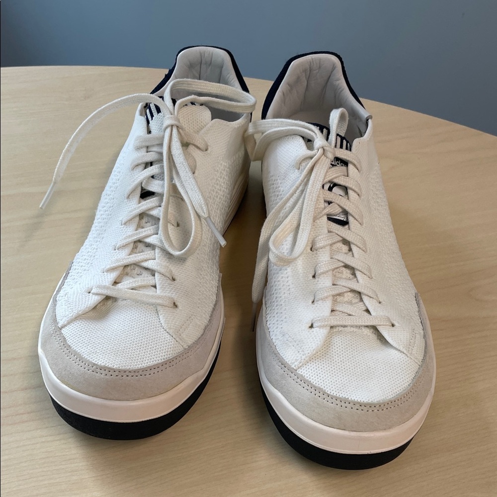 Adidas White and Navy mesh Stan Smith Men's Sneakers